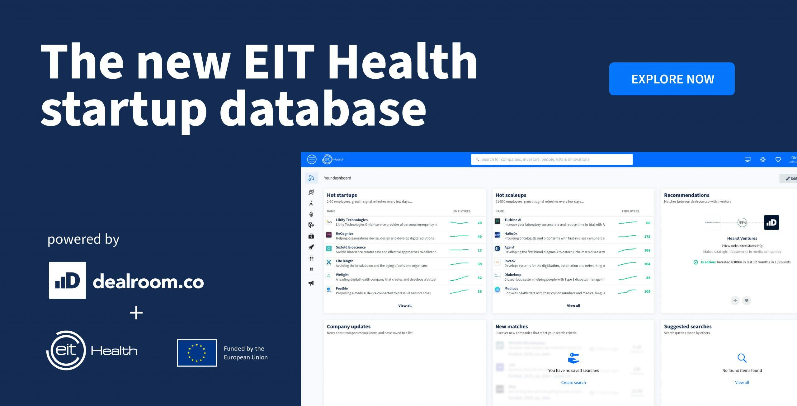 Introducing The Eit Health Startup Database A European Healthtech Community Dealroom Co