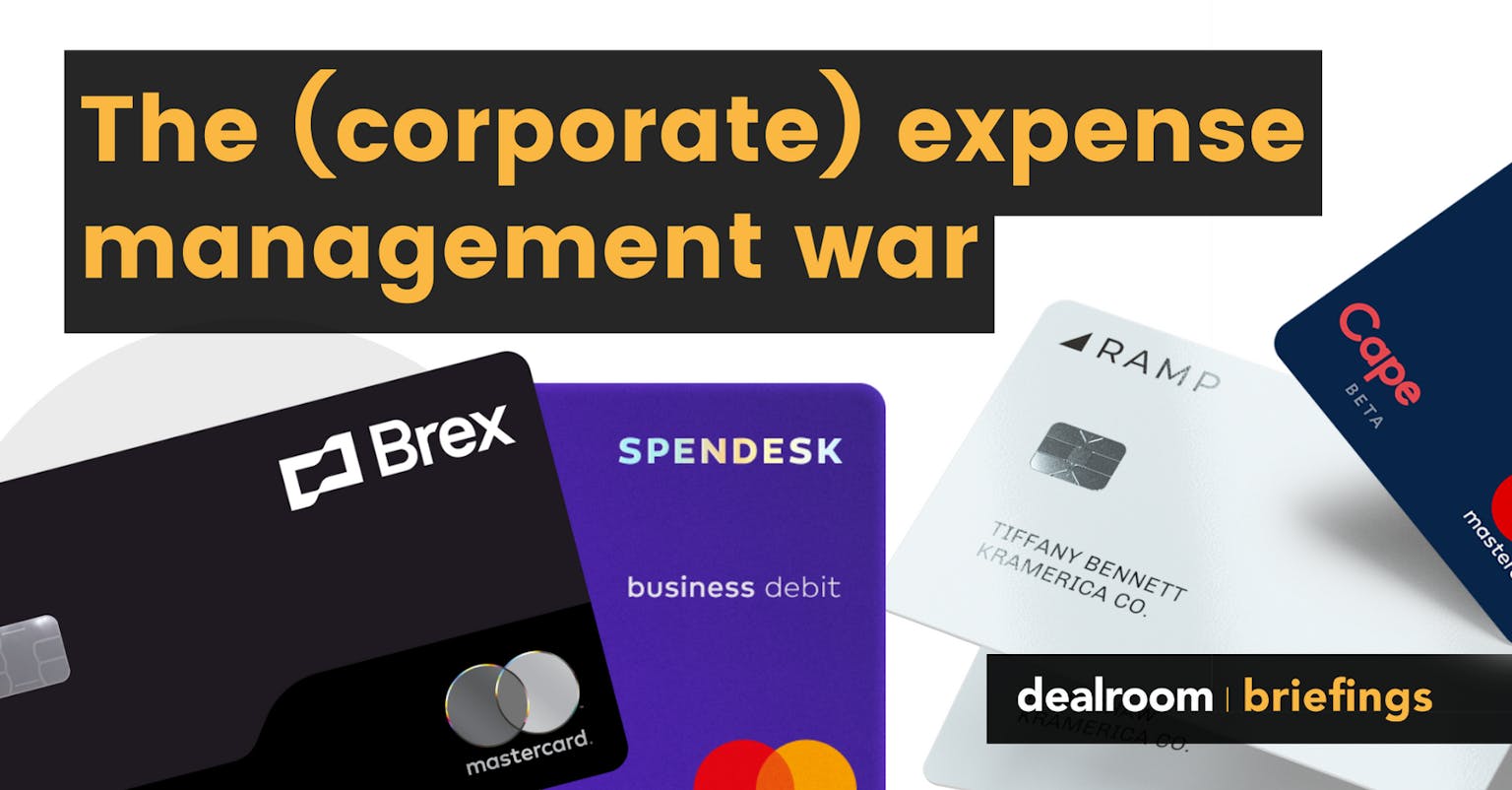 The corporate expense management war, a Dealroom deep dive