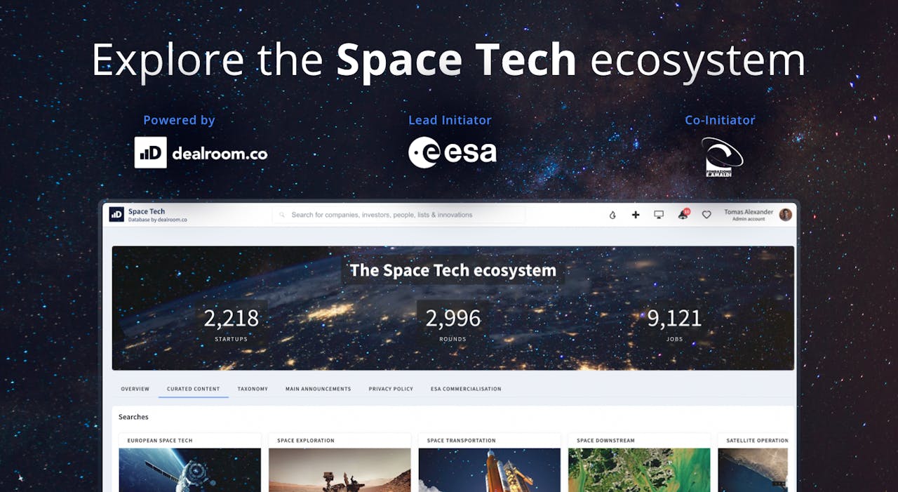 World-first space tech database | Dealroom.co